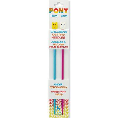 Pony Child Single Point Needles 7" - Avenue Yarns