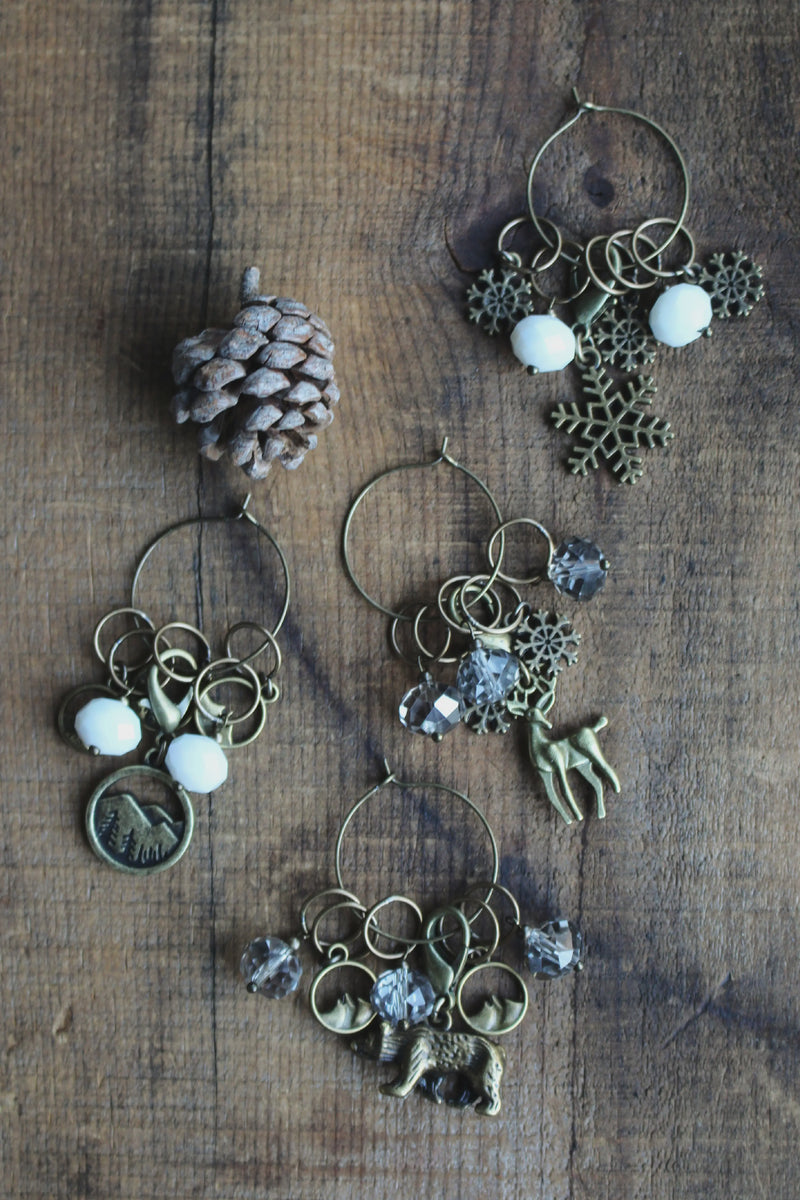 NNK Winter Forest Stitch Markers