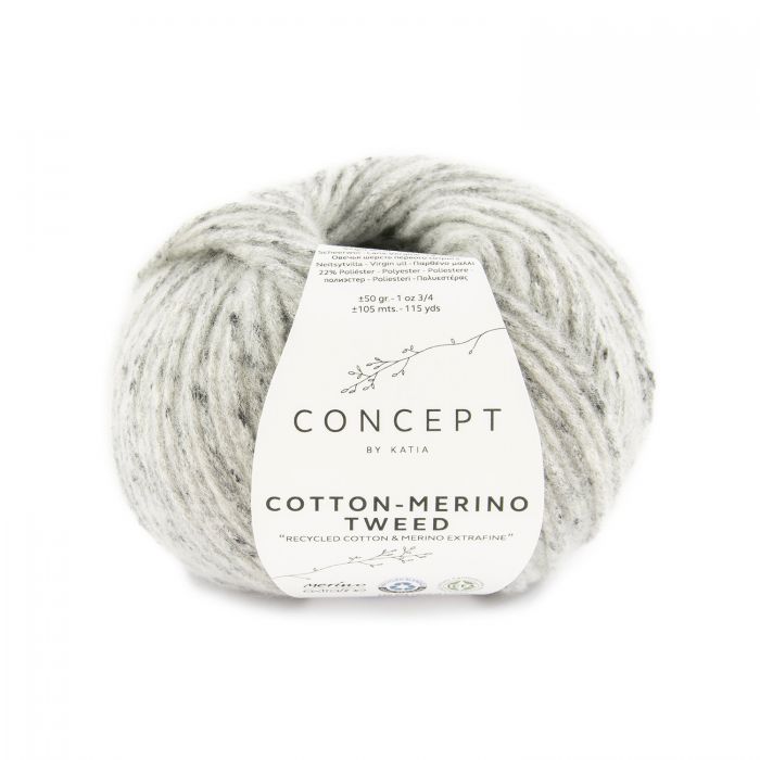 Katia Cotton Merino Tweed